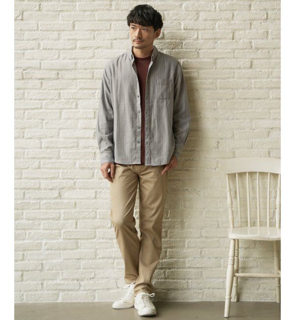 ikka「【雑誌MonoMax4月号掲載】GOKU楽パンツ EASY STRETCH 5ポケット「小泉孝太郎さん着用モデル」」|その他|
