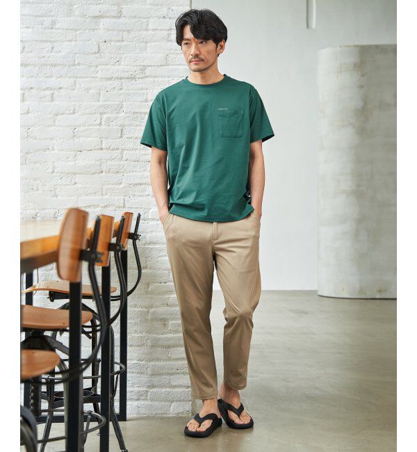 ikka「【雑誌MonoMax5月号掲載】GOKU楽パンツ EASY STRETCH 冷感アンクル「小泉孝太郎さん着用モデル」」|スラックス|