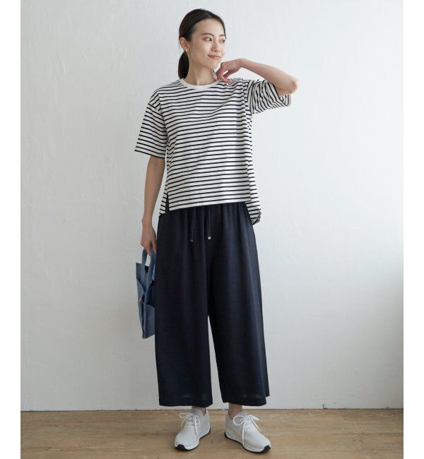 ikka「コットンUSA半袖Tシャツ」|Tシャツ・カットソー|