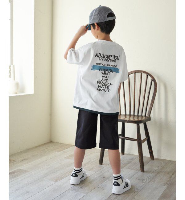 ikka kids「裾レイヤープリントアソートTシャツ（120~160cm）」|Tシャツ・カットソー|