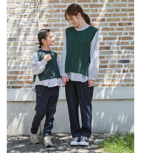 ikka kids「ＬＫケーブルガラレイヤードＰＯ」|Tシャツ・カットソー|