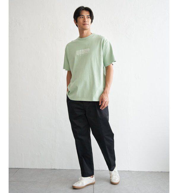 ikka「【MonoMax &times; 小泉孝太郎】UNIVERSAL OVERALL ユニバーサルオーバーオール DAILYプリントTシャツ」|Tシャツ・カットソー|