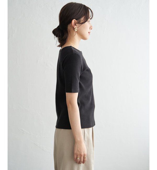 ikka「前後2WAYヘンリーネックプルオーバー」|Tシャツ・カットソー|