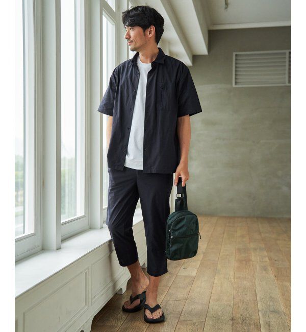 ikka「【接触冷感】GOKU楽 AIRクロップドパンツ【セットアップ対応】」|その他|