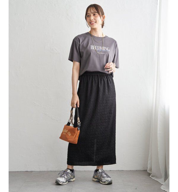 ikka「【接触冷感】ロゴフォトプリントTシャツ」|Tシャツ・カットソー|