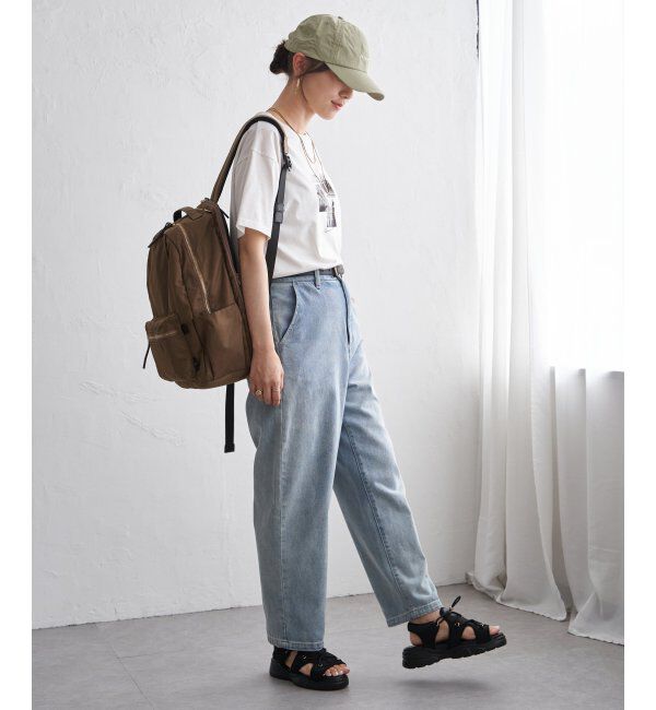 ikka「【接触冷感】ロゴフォトプリントTシャツ」|Tシャツ・カットソー|