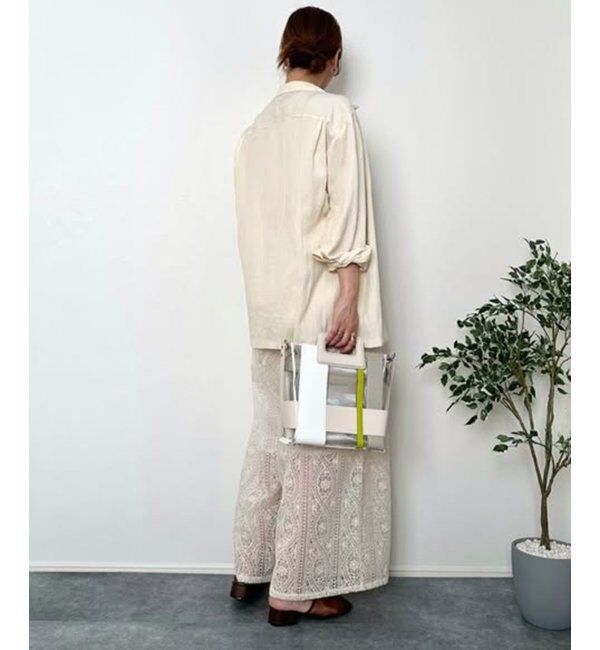 VENCE share style「刺繍レースワイドパンツ」|その他|