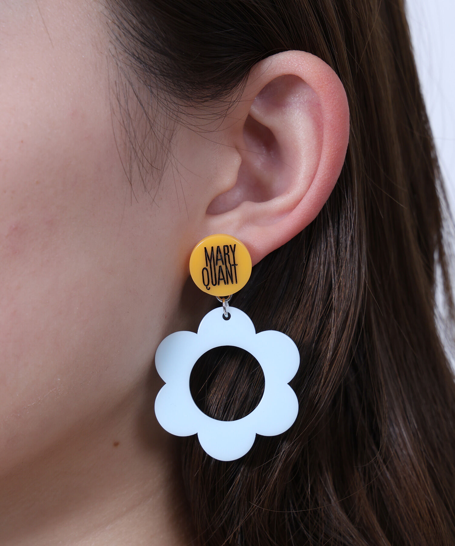 MARY QUANT「レトロPOP ピアス」|ピアス|ブルー