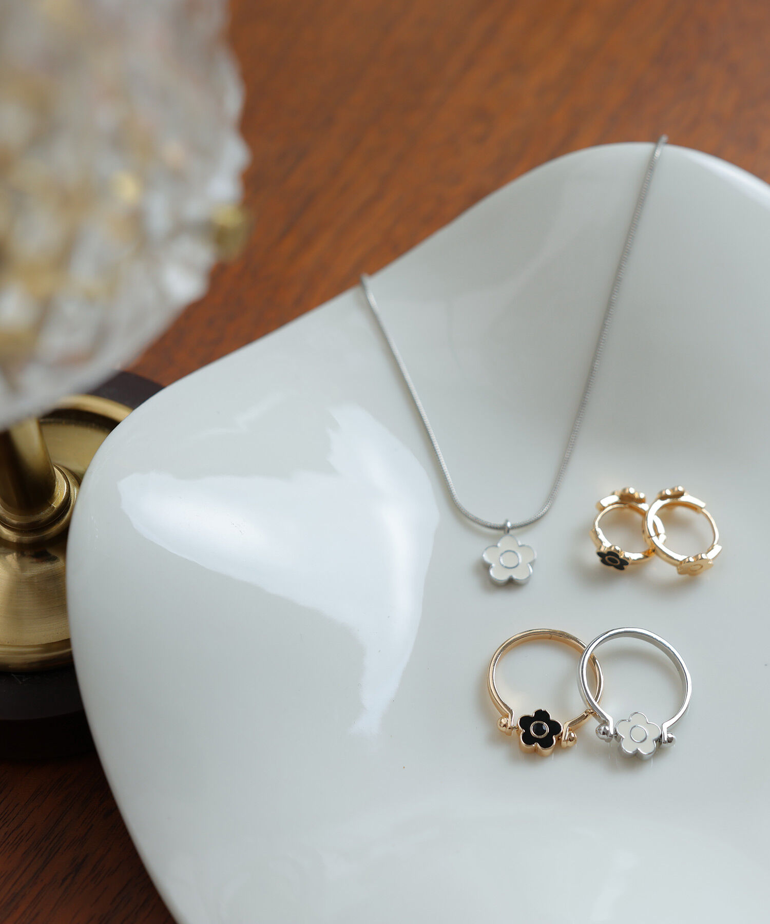 MARY QUANT「メタル２WAY ピアス」|ピアス|