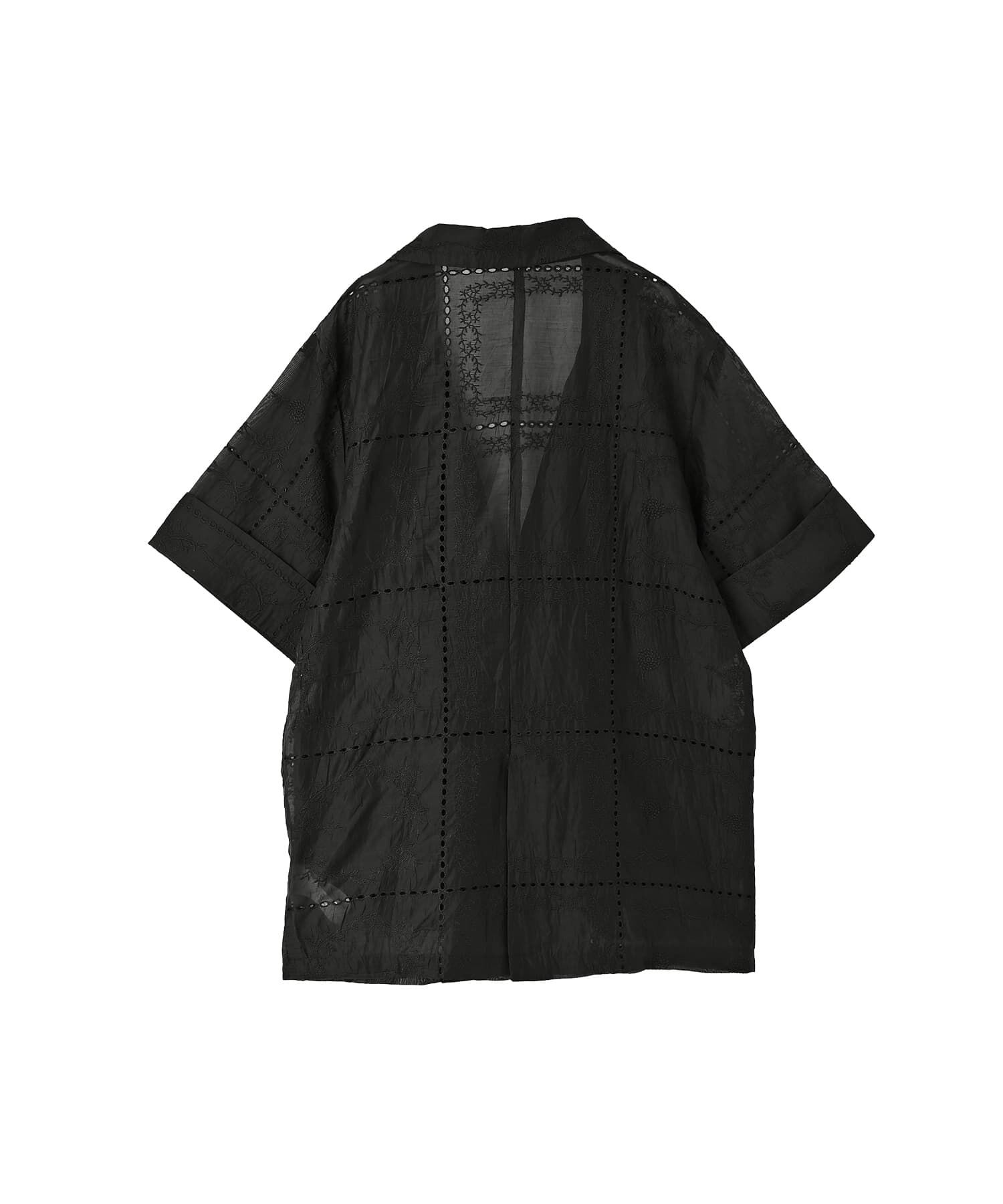 STYLE DELI「【BLK001】パッチワークシアーレーステーラードジャケット」|テーラードジャケット|