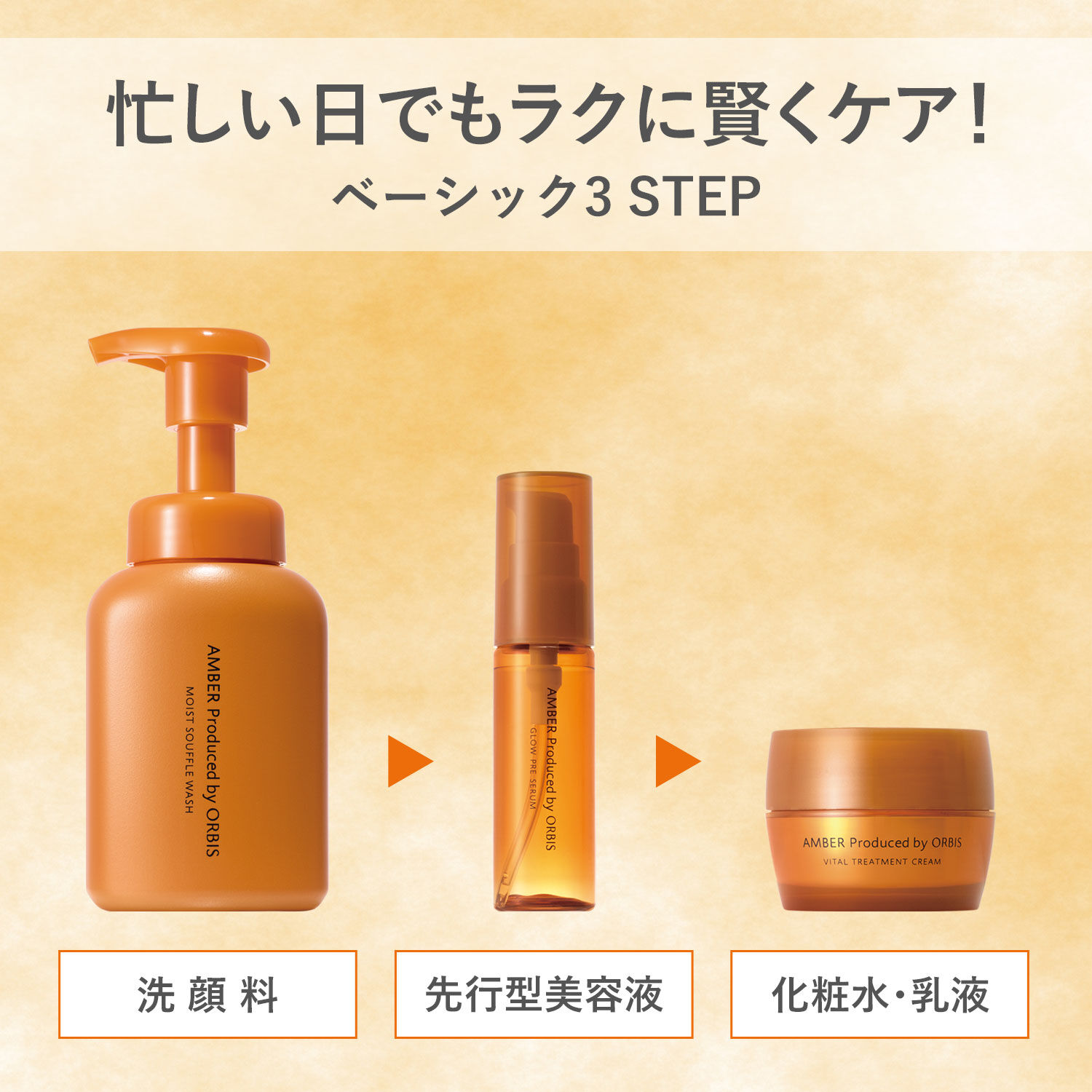 ORBIS「ORBIS オルビス アンバー モイスト スフレ ウォッシュ　ボトル入り　180mL」|洗顔料|