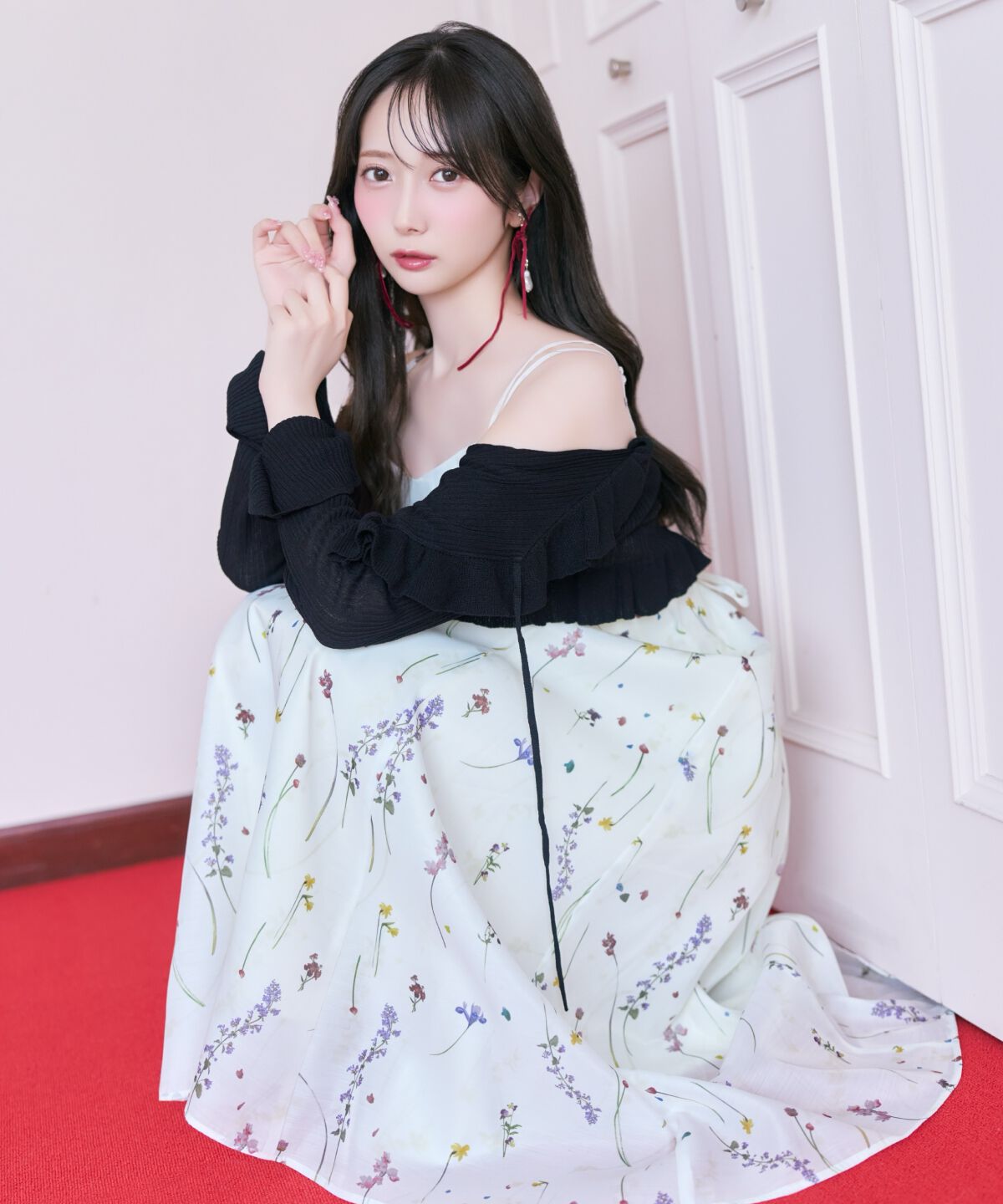 WILLSELECTION「シアーボタニカルキャミワンピース」|ワンピース|