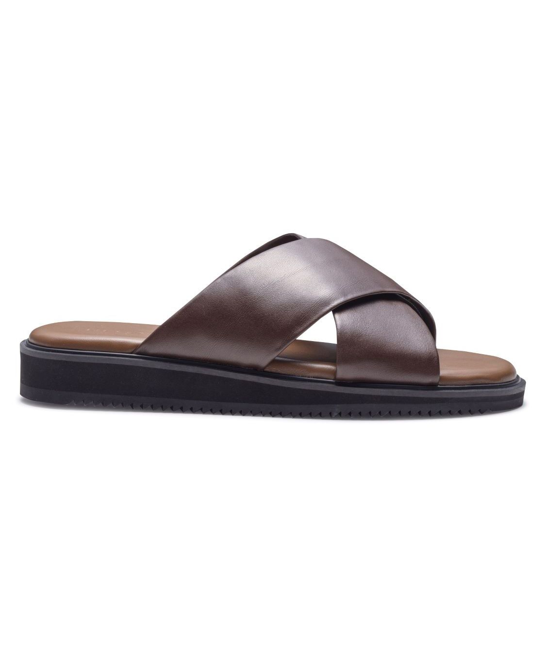 REGAL SHOES「REGAL レザーサンダル　商品コード：63KLBA」|サンダル|ダークブラウン