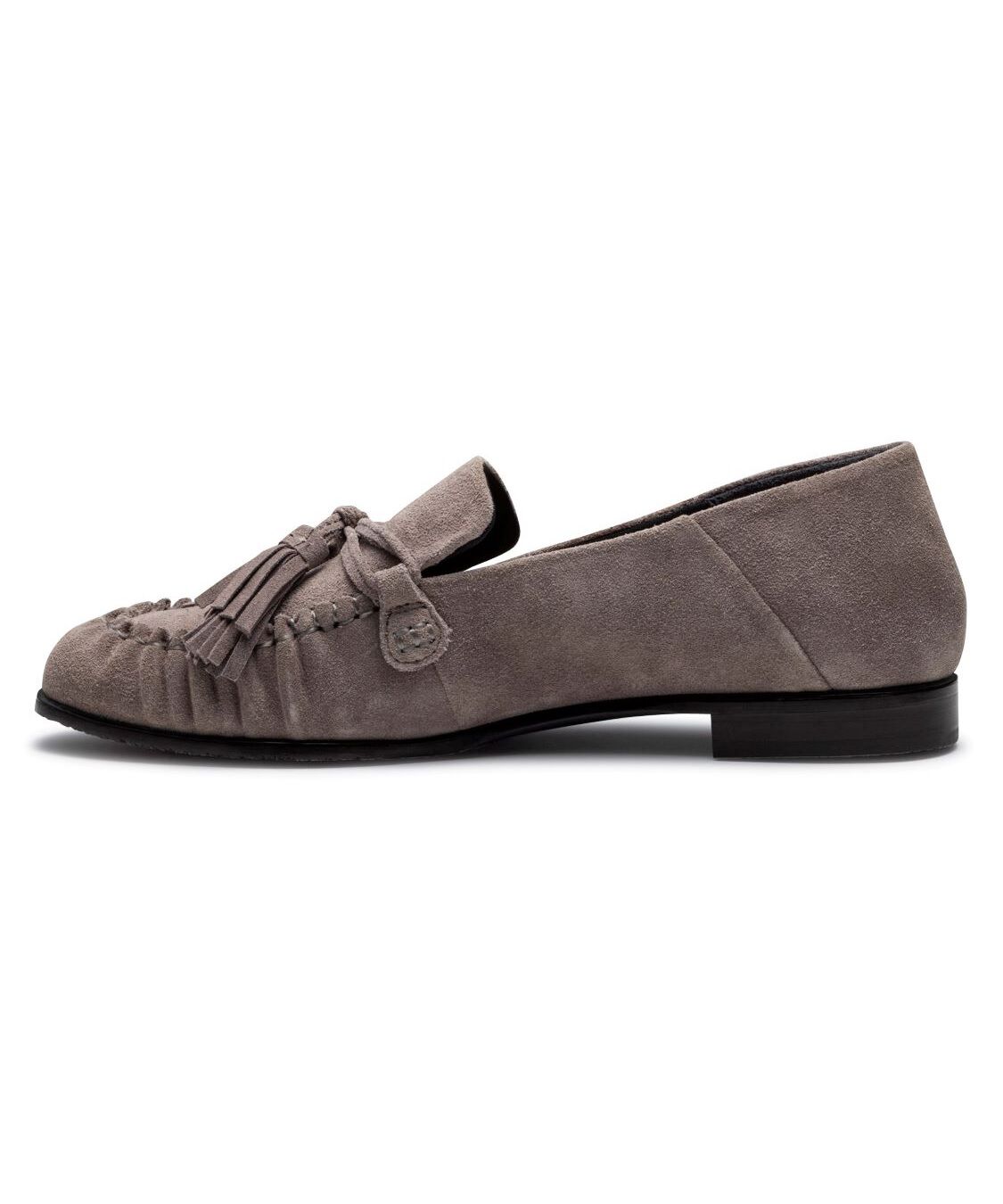 REGAL SHOES「REGAL 【新作】ギャザーフラットモカシン【ヒール15mm】　商品コード：F12SAH」|ローファー|