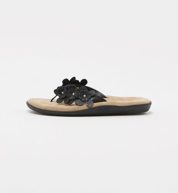 ODETTE E ODILE「＜ISLAND SLIPPER＞ FLW THONG SD」|サンダル|BLACK