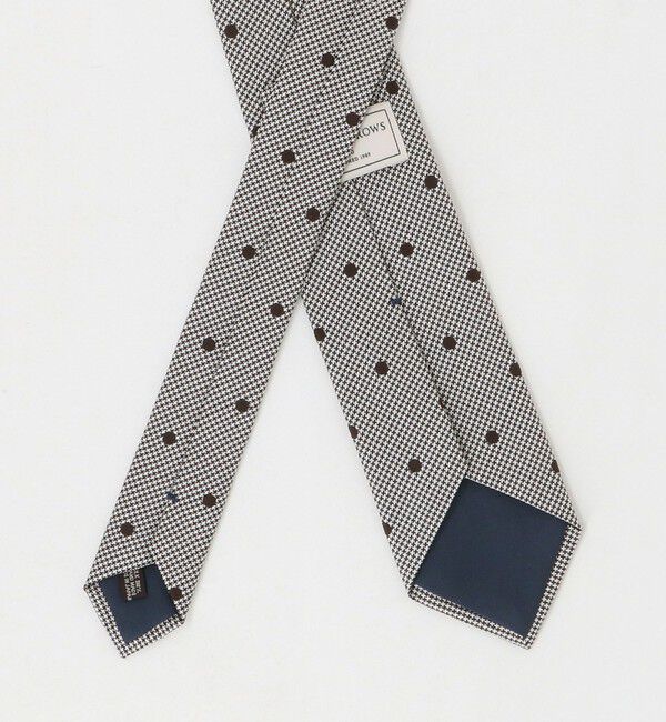 UNITED ARROWS「ハウンドトゥース ドット ネクタイ」|ネクタイ・蝶ネクタイ|