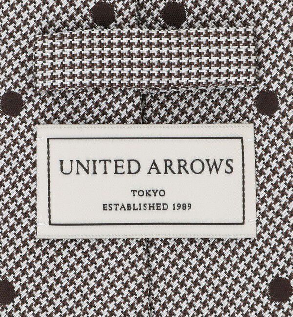UNITED ARROWS「ハウンドトゥース ドット ネクタイ」|ネクタイ・蝶ネクタイ|