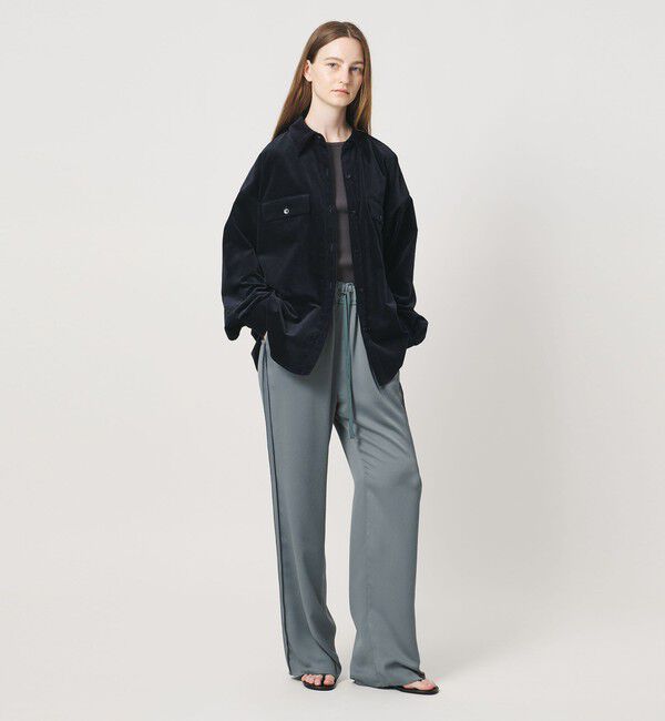 AEWEN MATOPH「＜AEWEN MATOPH＞サテンメローイージーパンツ ‐ ウォッシャブル ‐」|チノ|