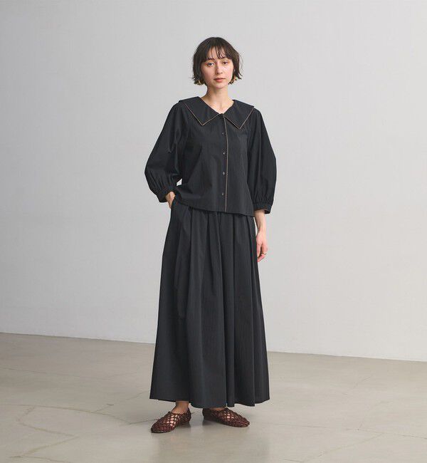 UNITED ARROWS「ビック カラー ブラウス ‐はっ水 ウォッシャブル‐」|シャツ・ブラウス|