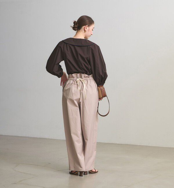UNITED ARROWS「ビック カラー ブラウス ‐はっ水 ウォッシャブル‐」|シャツ・ブラウス|