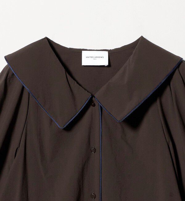 UNITED ARROWS「ビック カラー ブラウス ‐はっ水 ウォッシャブル‐」|シャツ・ブラウス|