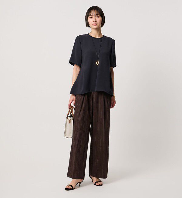 UNITED ARROWS「NALYA リラックス ワイドパンツ ‐ウォッシャブル‐」|スラックス|