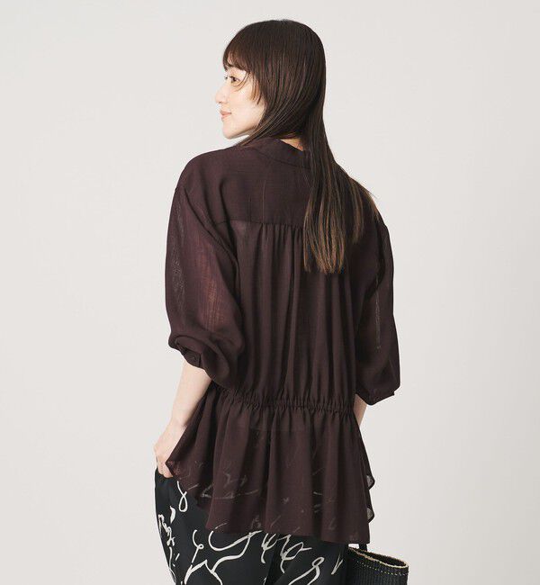 UNITED ARROWS「スラブ シアー シャツ ‐ウォッシャブル‐」|シャツ・ブラウス|