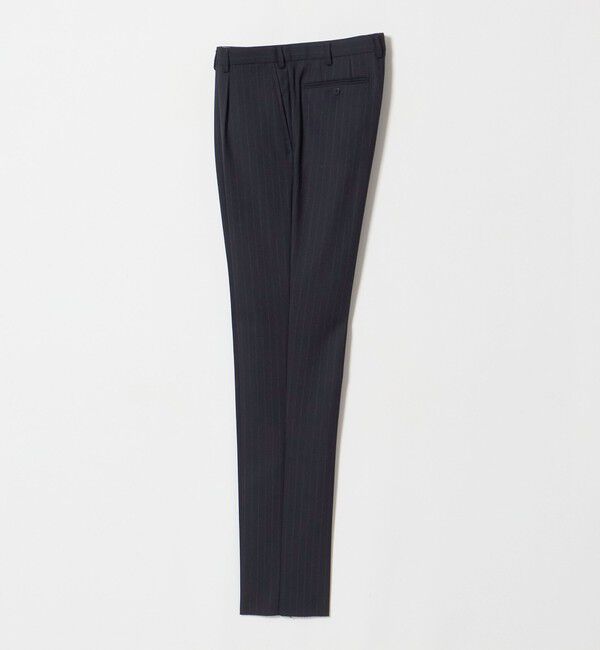 UNITED ARROWS「ネイビー ストライプ ダブル 6ボタン スーツ MCーMODEL ヨコストレッチ」|スーツ|