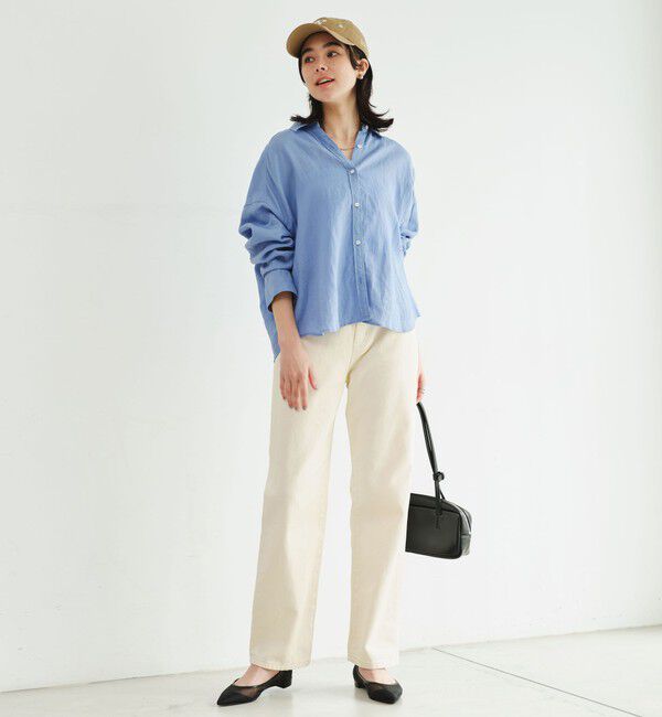 UNITED ARROWS green label relaxing「［size SHORTあり］リネンバランスシャツ」|シャツ・ブラウス|