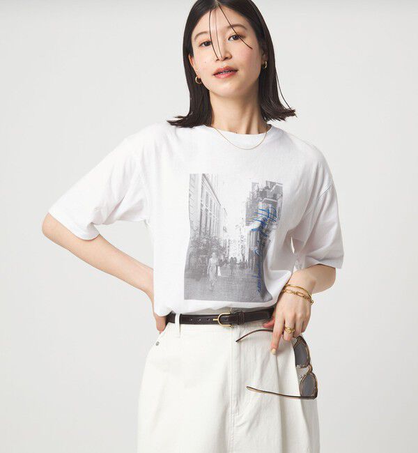UNITED ARROWS green label relaxing「【WEB限定】＜at ease＞アソート フォトプリント ショートスリーブ カットソー」|Tシャツ・カットソー|その他1