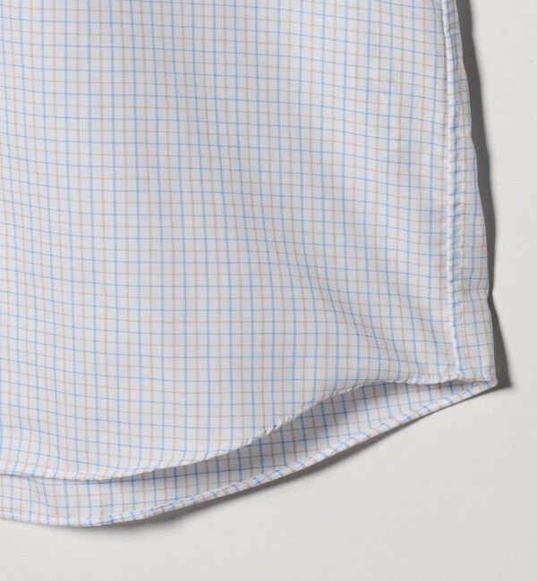 UNITED ARROWS green label relaxing「エブリット TC パナマ チェック スナップ ボタンダウン シャツ -イージーアイロン・通気性-」|シャツ・ブラウス|