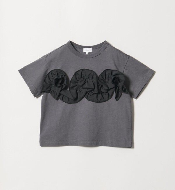 UNITED ARROWS green label relaxing「【スタメンシリーズ】フリル Tシャツ / キッズ  100cm-160cm」|Tシャツ・カットソー|