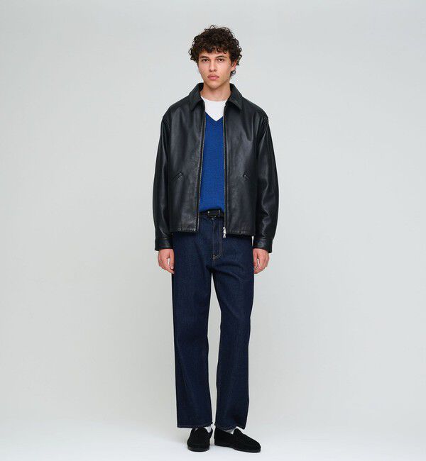 UNITED ARROWS green label relaxing「ラムレザー トラッカー ジップ ブルゾン」|その他|