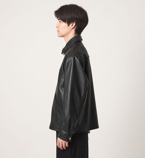 UNITED ARROWS green label relaxing「ラムレザー トラッカー ジップ ブルゾン」|その他|