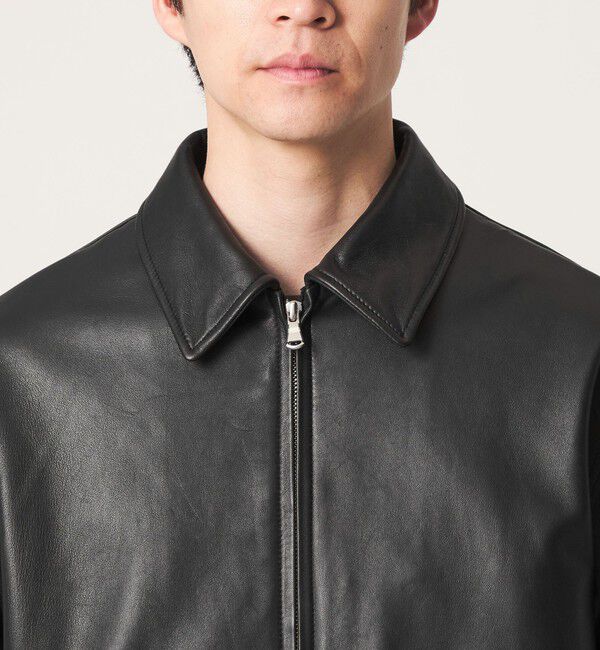 UNITED ARROWS green label relaxing「ラムレザー トラッカー ジップ ブルゾン」|その他|