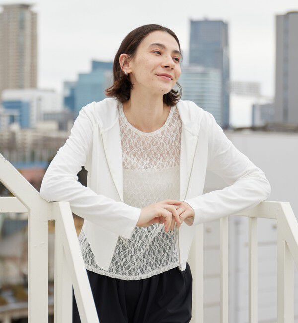 BEAUTY&YOUTH UNITED ARROWS「【WEB限定 Wardrobe DAILY MINIMAL】フードジップパーカー UVカット 接触冷感 ウォッシャブル」|パーカー|