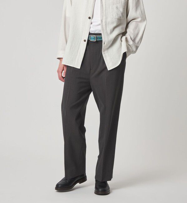 STEVEN ALAN「＜Steven Alan＞ TW サッカー イン ツープリーツ ドレス トラウザーズ」|スラックス|