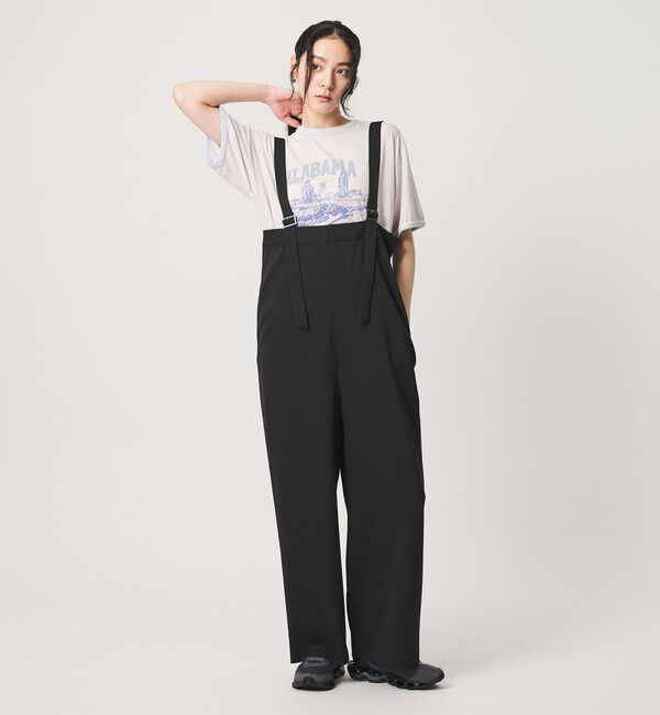 BEAUTY&YOUTH UNITED ARROWS「ベルトストラップ オールインワン ウォッシャブル」|オールインワン|BLACK