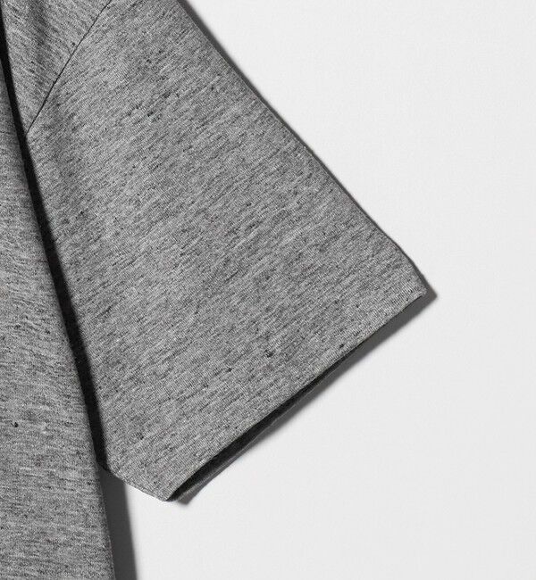 BEAUTY&YOUTH UNITED ARROWS「リネン テクスチャード クルーネック Tシャツ」|Tシャツ・カットソー|