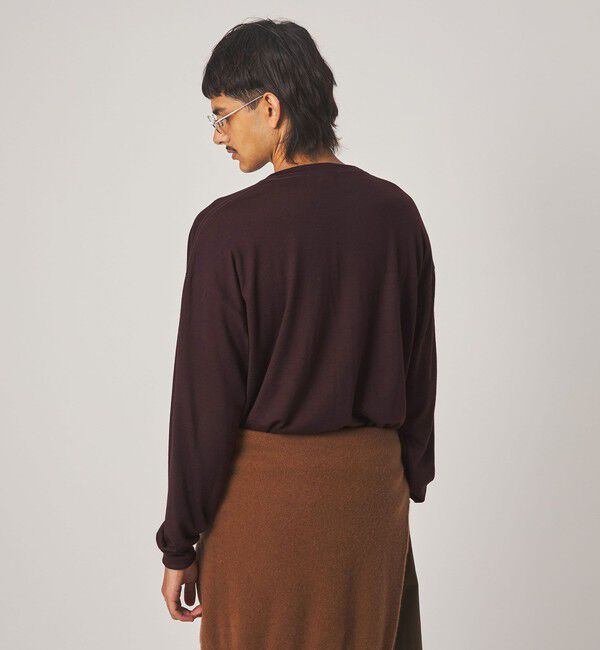 STEVEN ALAN「＜Steven Alan＞ メリノウール クルーネック Tシャツ」|Tシャツ・カットソー|