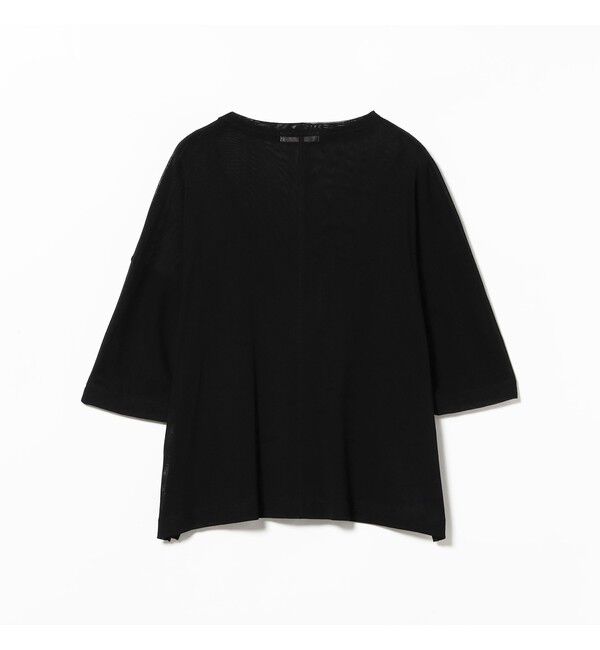 Demi-Luxe BEAMS 「コットン チュール オーバー Tシャツ」|Tシャツ・カットソー|