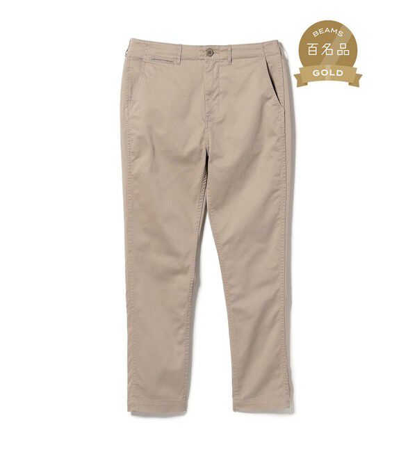 BEAMS「ストレッチテーパードチノ」|チノ|GREY