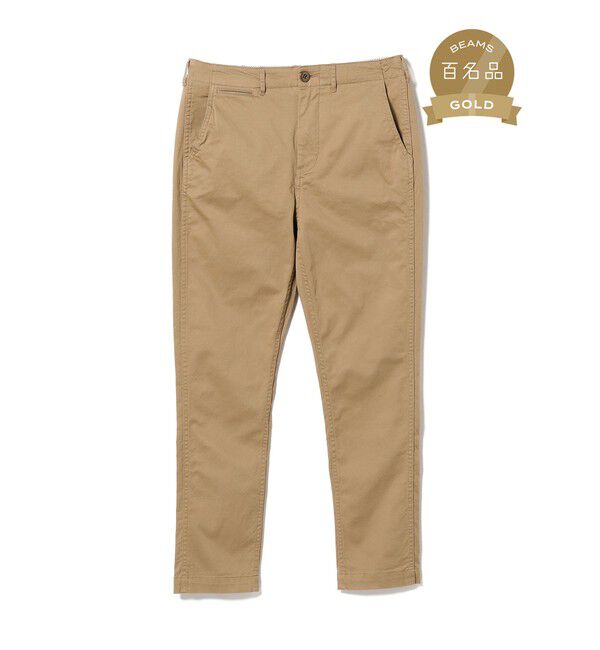 BEAMS「ストレッチテーパードチノ」|チノ|BEIGE