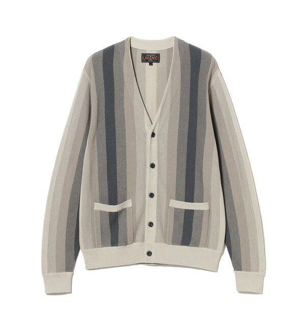 BEAMS PLUS「Cardigan Multi Stripe」|ニット・セーター|