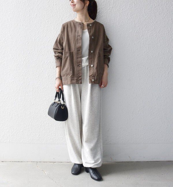 SHIPS any「《一部予約》SHIPS any: ノーカラー デニム ブルゾン［SHIPS any DENIM］」|デニムジャケット|