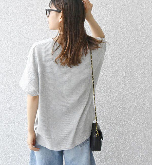 SHIPS any「SHIPS any:〈洗濯機可能〉ワッフル ワイド TEE」|Tシャツ・カットソー|