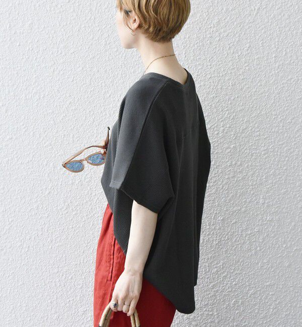 SHIPS any「SHIPS any:〈洗濯機可能〉ワッフル ワイド TEE」|Tシャツ・カットソー|