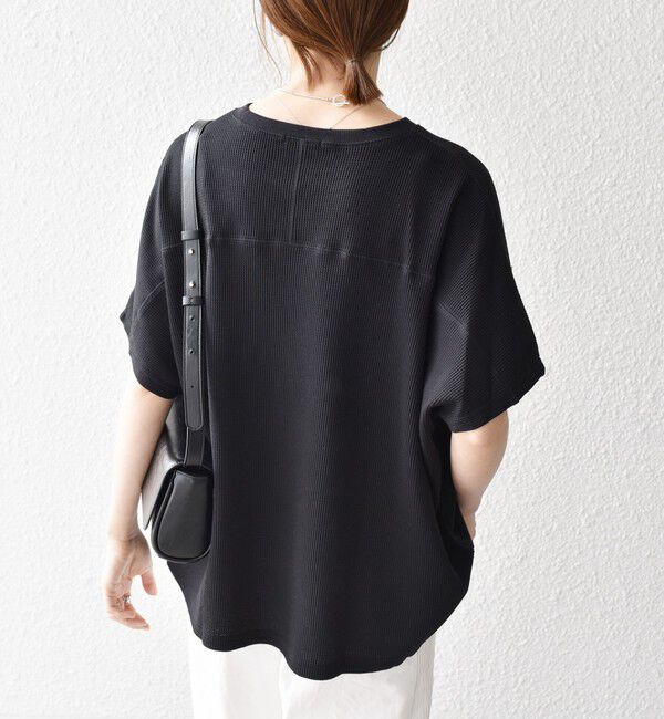 SHIPS any「SHIPS any:〈洗濯機可能〉ワッフル ワイド TEE」|Tシャツ・カットソー|