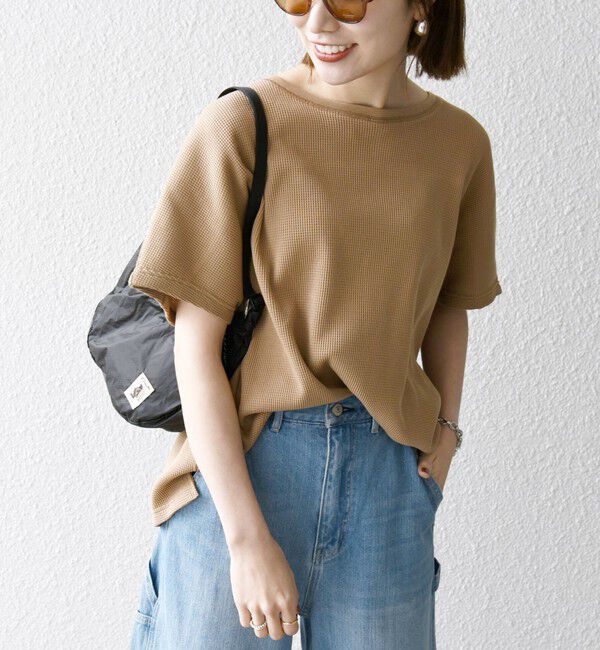 SHIPS any「SHIPS any:〈洗濯機可能〉ワッフル ワイド TEE」|Tシャツ・カットソー|