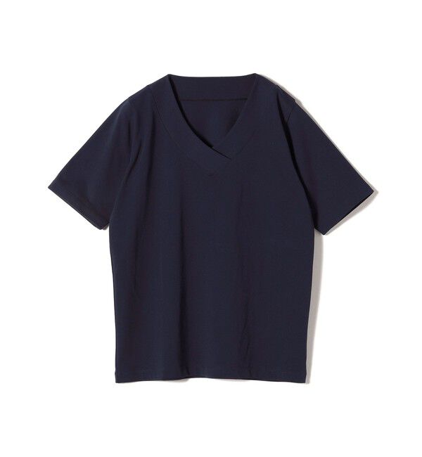 SHIPS for women「【WEB限定】〈ネックが選べる2サイズ展開〉オーガニックコットン バリエーションネック TEE」|Tシャツ・カットソー|